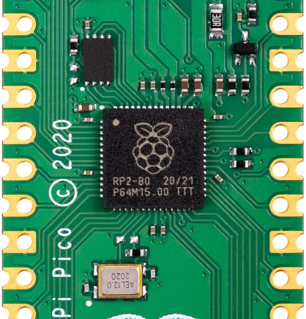 Le plus petit logo Raspberry au monde est gravé dans le silicium du R2040