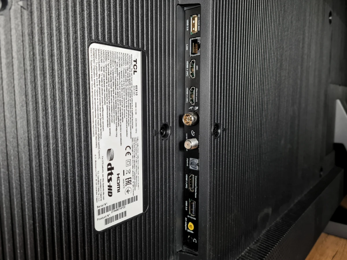 Test TCL 65X10_8 © Matthieu Legouge