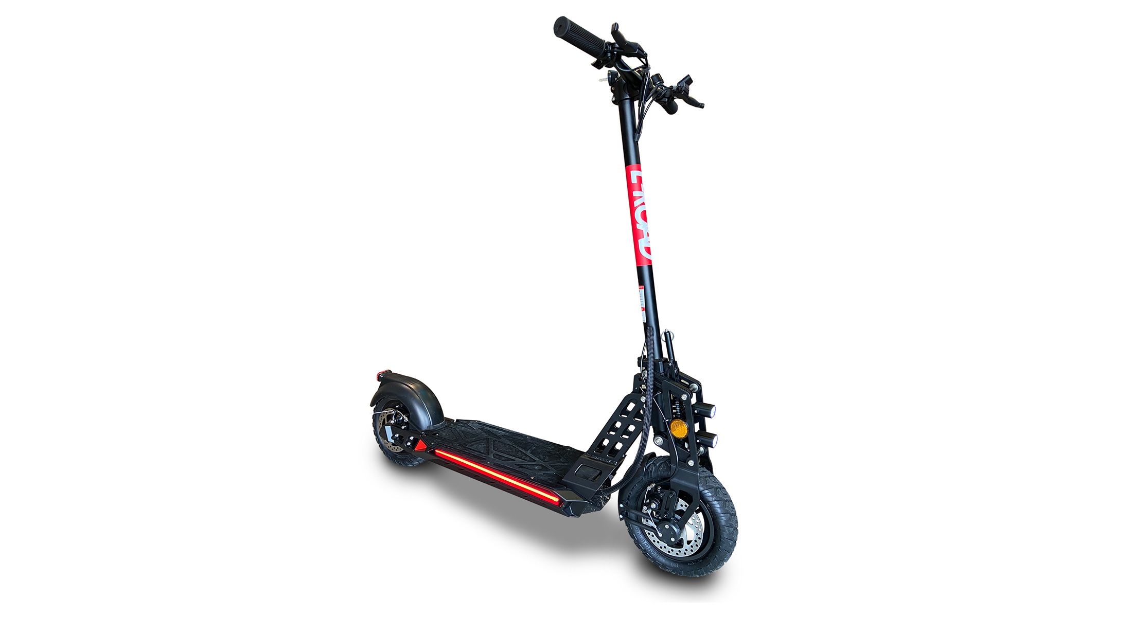 Trottinette e-Road S6 : un look de baroudeuse et de bons équipements