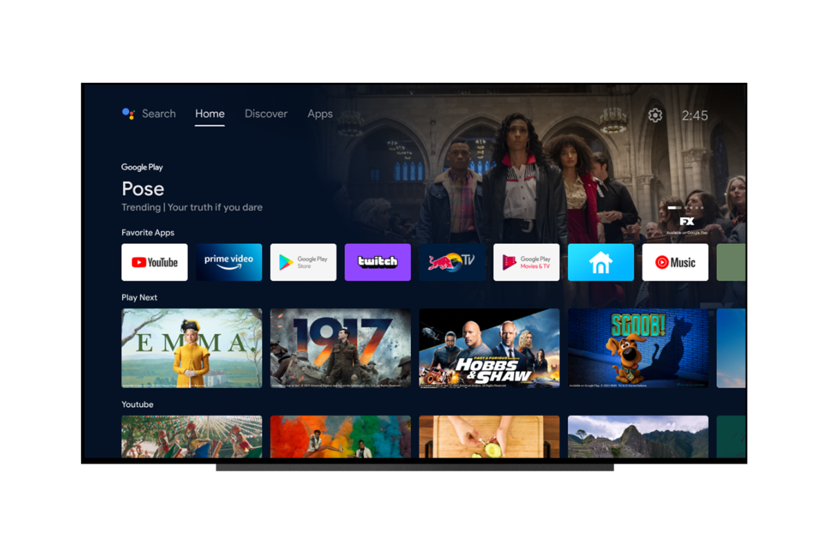 Android TV : une nouvelle mise à jour pour une refonte de l'interface principale