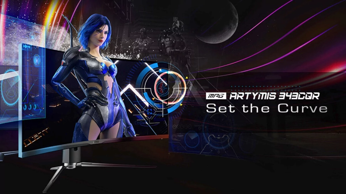 MSI MPG ARTYMIS 343CQR Gaming Monitor-1 © © MSI
