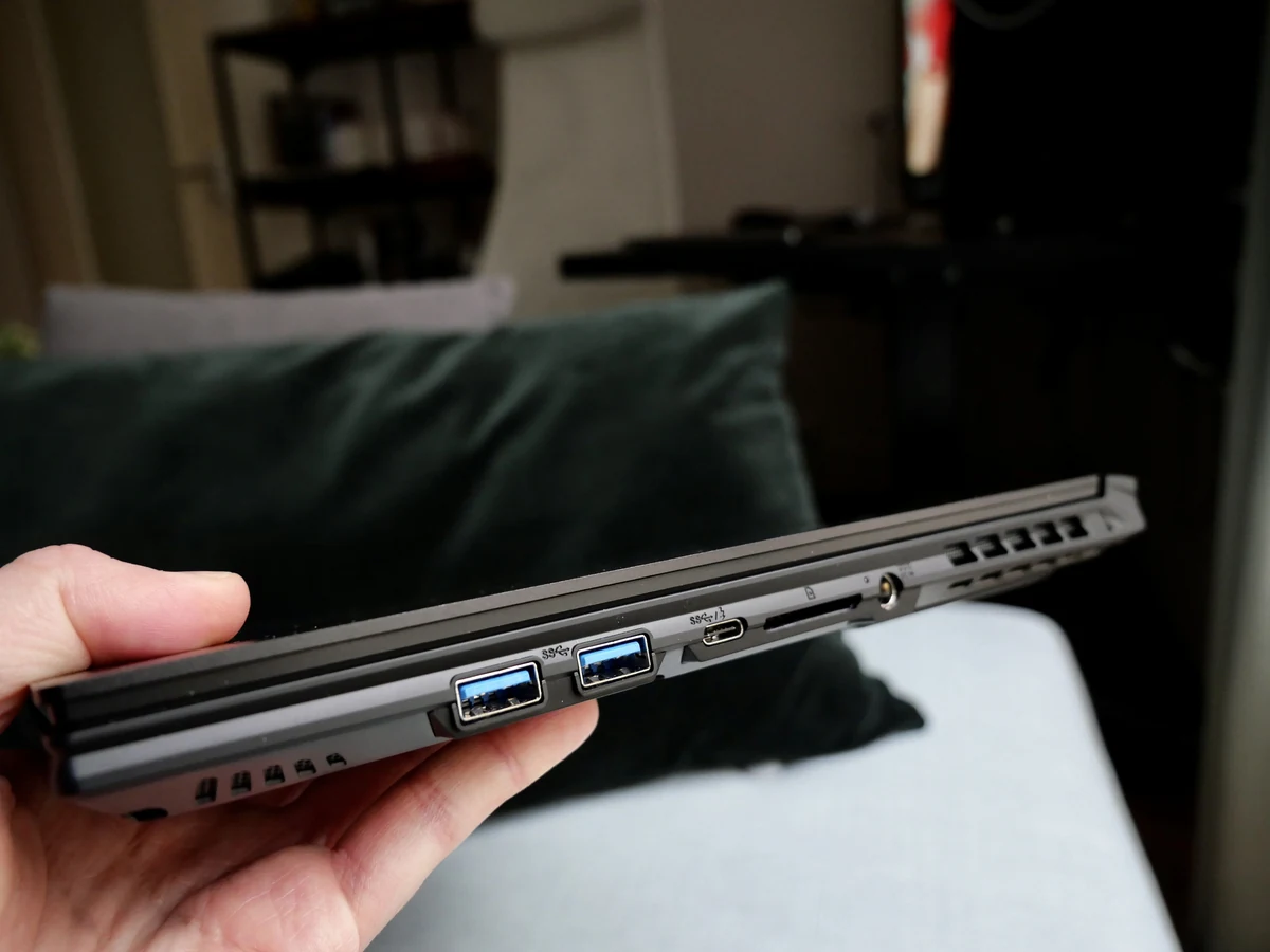 Gigabyte Aero 15 YC OLED-8 © © Nathan Le Gohlisse pour Clubic