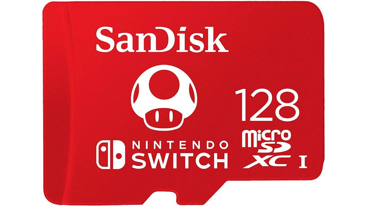 La carte microSD SanDisk 128 Go Nintendo Switch
