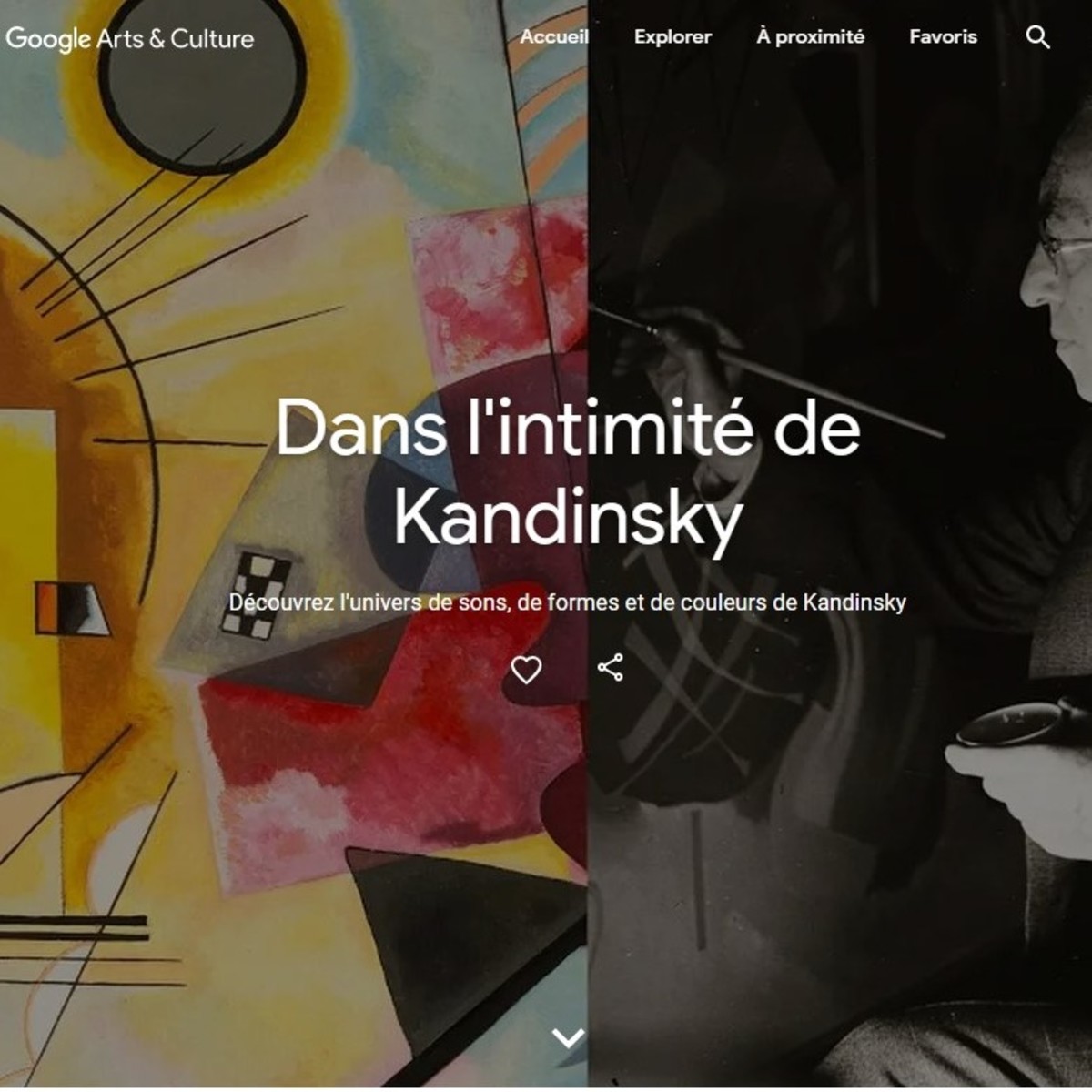 Google et le Centre Pompidou, une collaboration inédite autour des oeuvres de Kandinsky