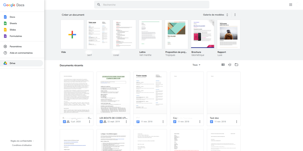 Google Drive 2021