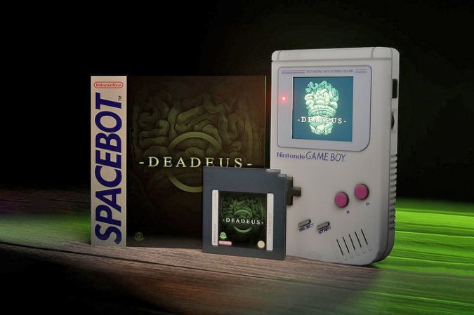 La Game Boy reçoit un nouveau jeu : Deadus, un titre d'horreur en vert (sur fond vert)