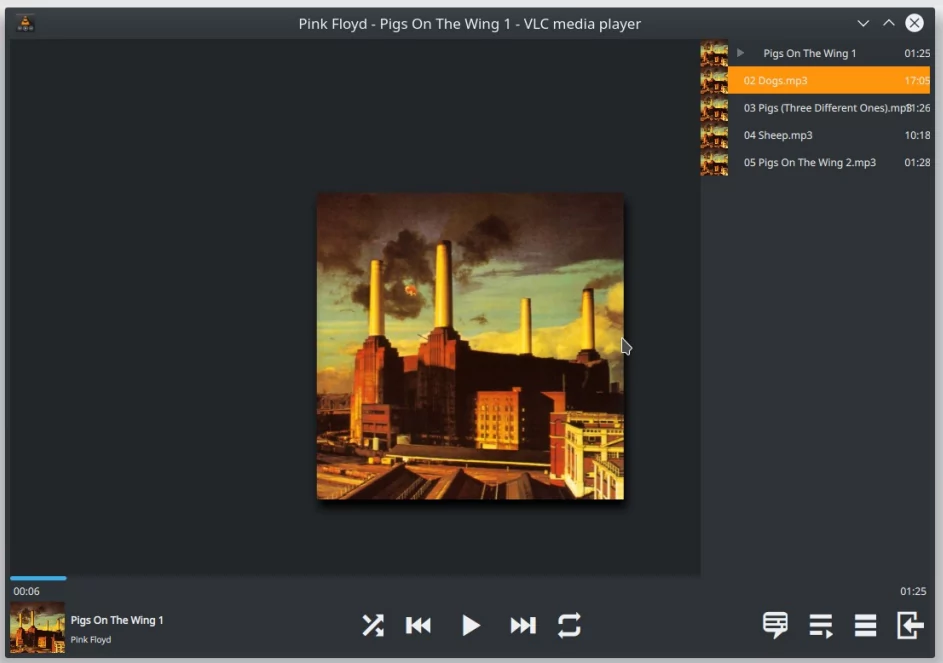Interface VLC 4.0 - Février 2019 © VideoLAN
