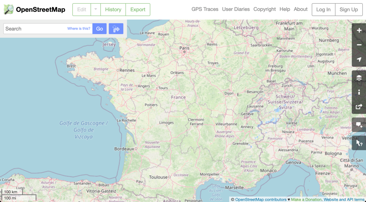 Le service de cartographie OpenStreetMap