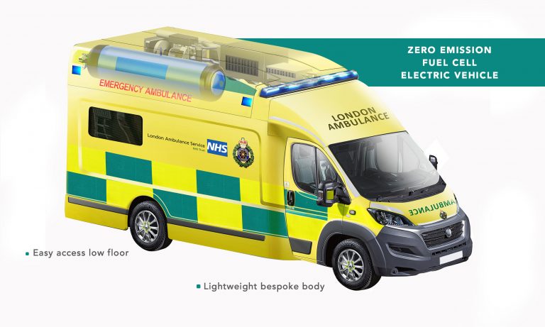 La première ambulance à hydrogène arrivera à Londres cette année