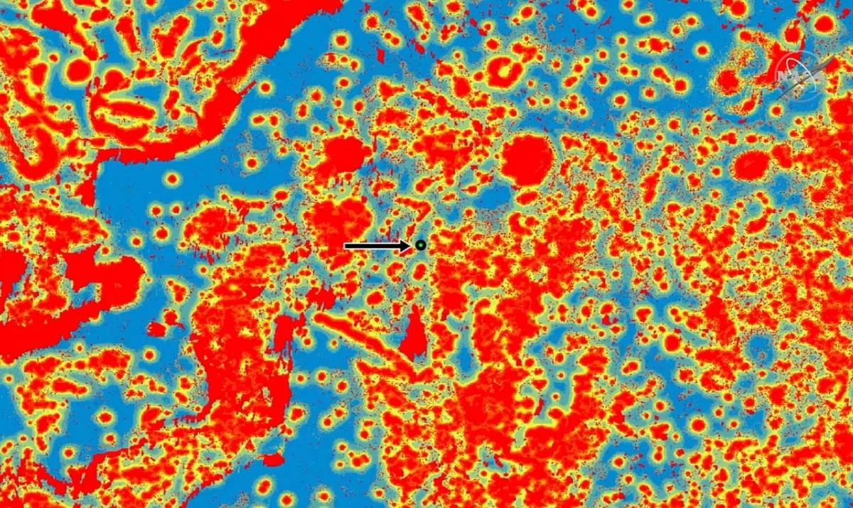 Perseverance site d'atterrissage © NASA