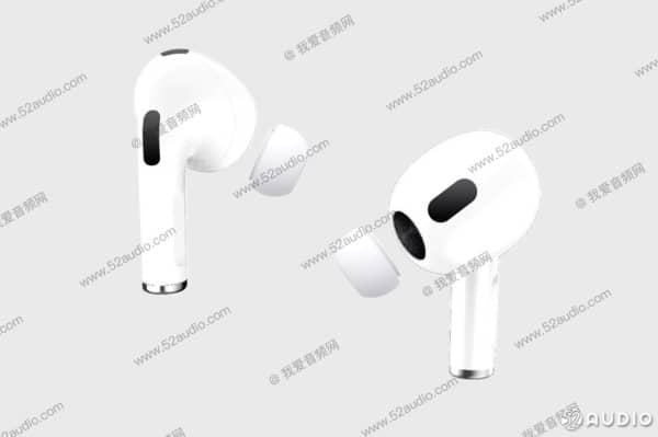 Les supposés AirPods 3 © 52 Audio