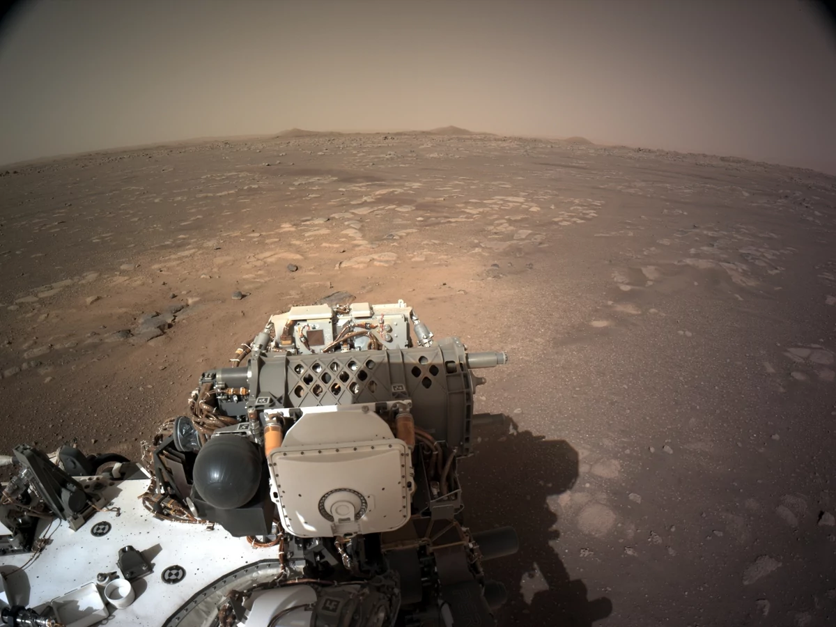 Perseverance Navcam Mars 1 © NASA/JPL-Caltech/E. Bottlaender
