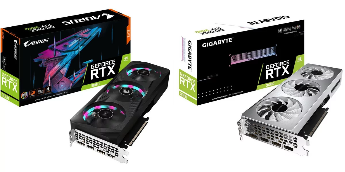 Gigabyte RTX 3060 Elite - Vision © Gigabyte