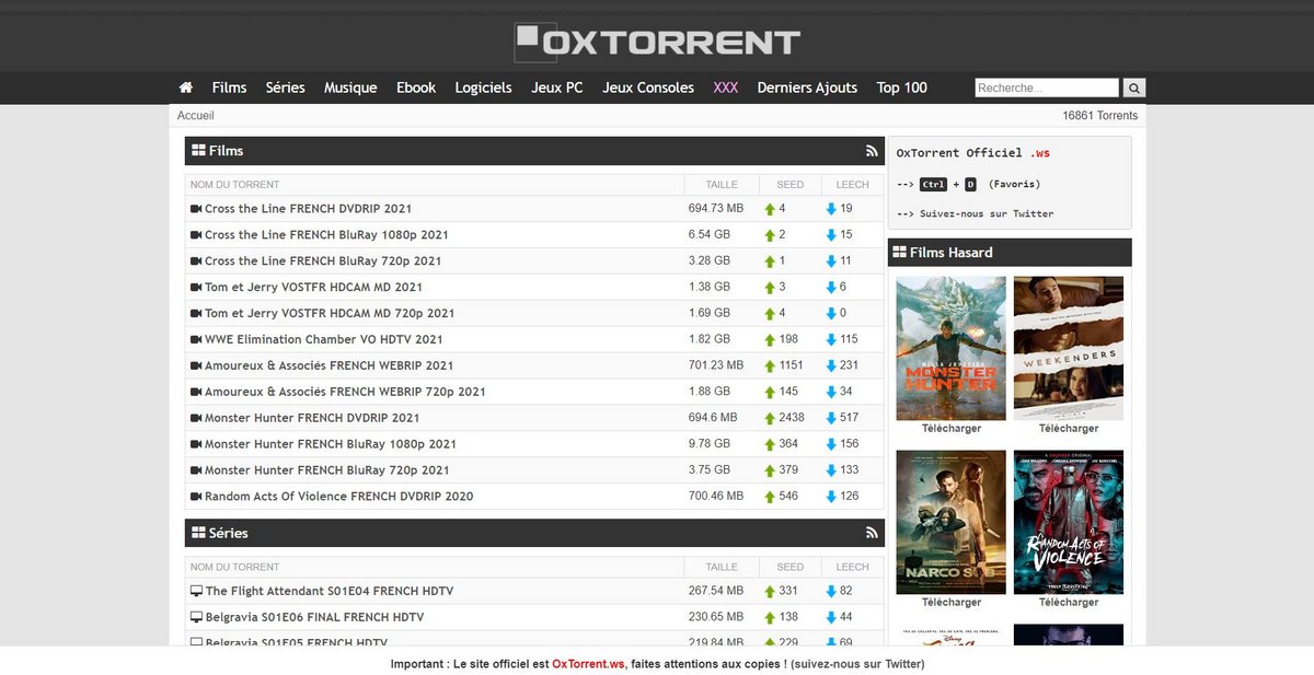 oxtorrent © PE LAURENT for Clubic