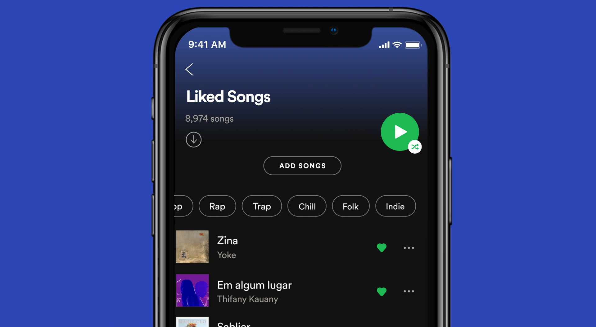 Spotify va vous permettre de trier vos chansons par genre ou par humeur