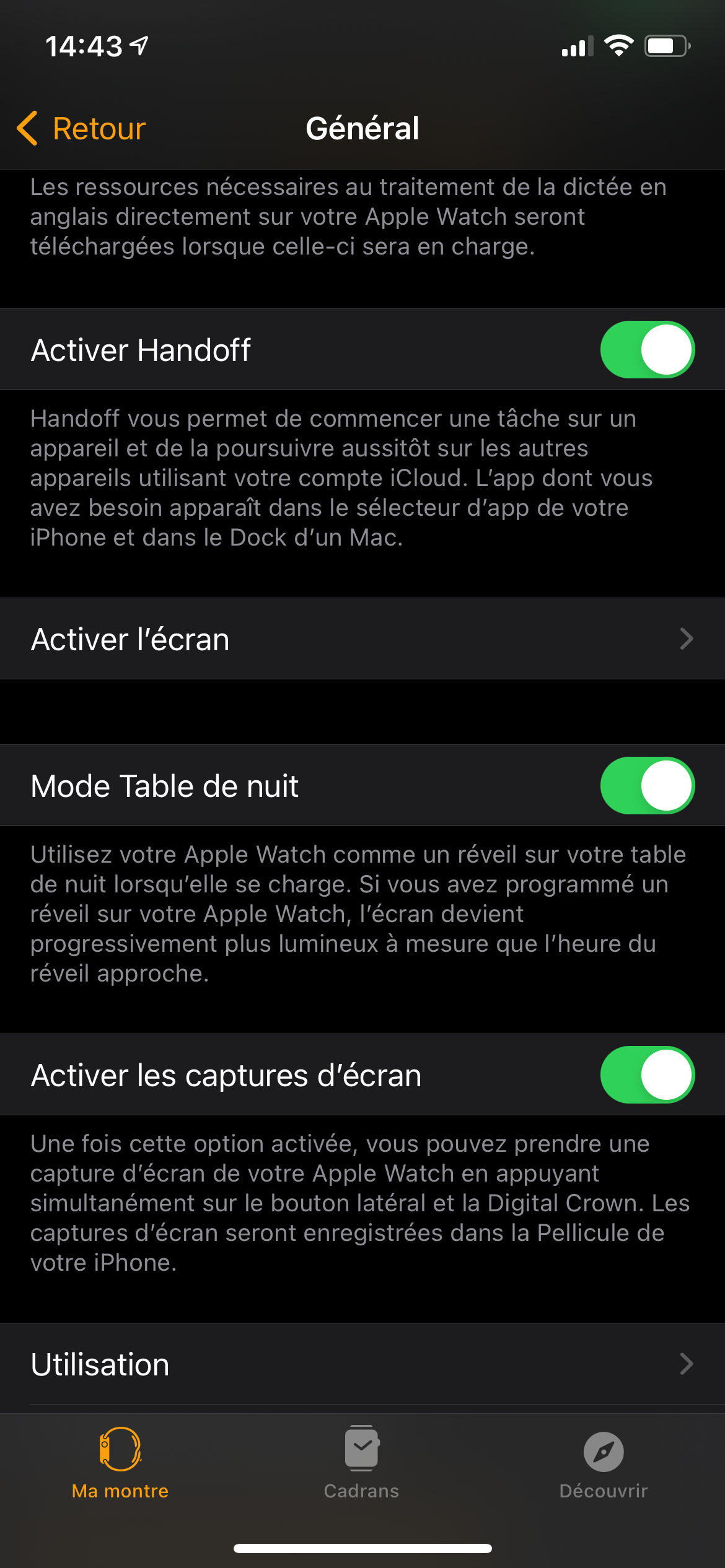 Apple Watch Ecran © Clubic.com