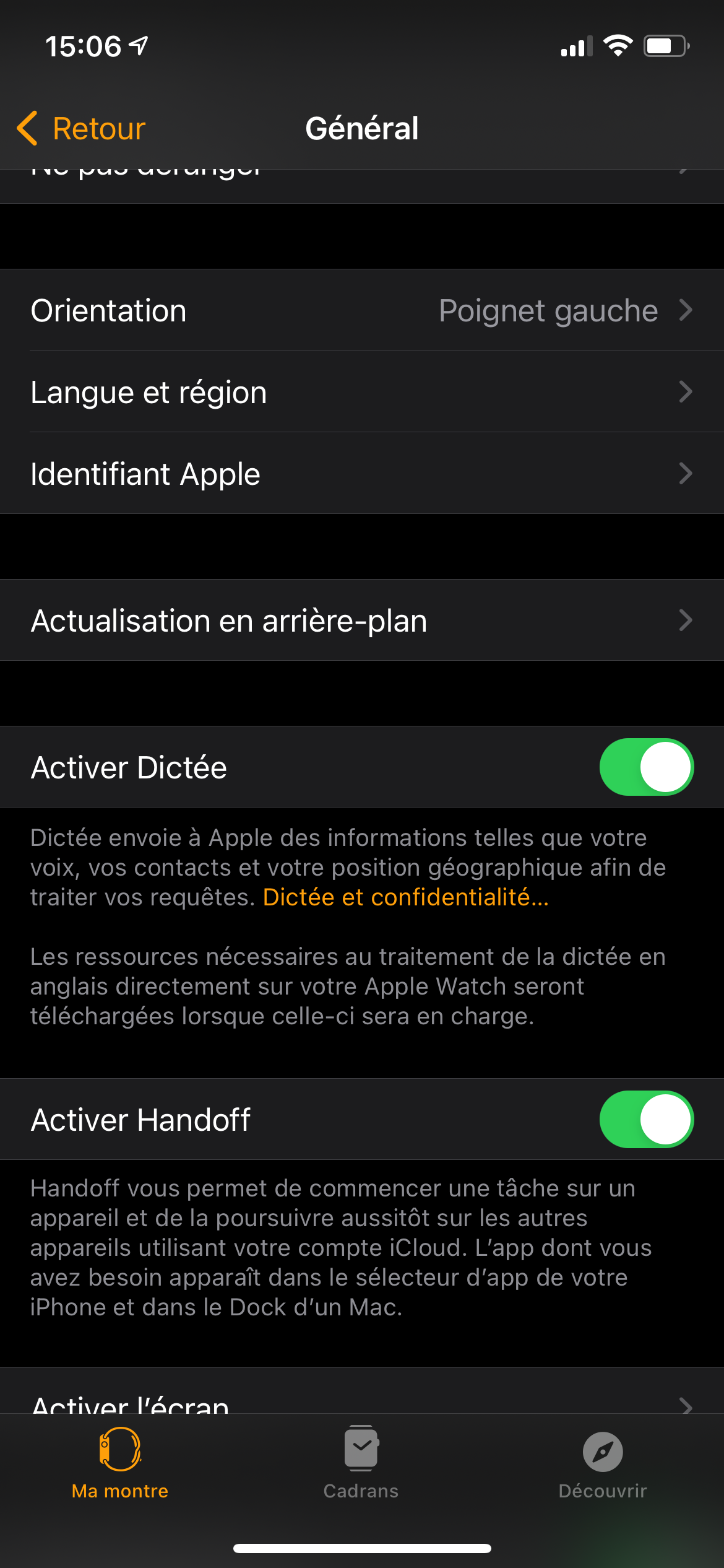 Apple Watch Actualisation © Clubic.com