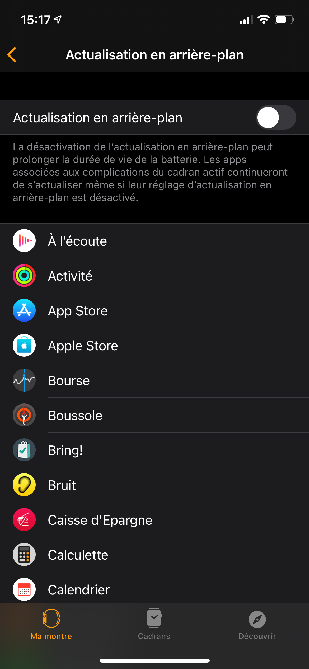 Apple Watch Actualisation © Clubic.com