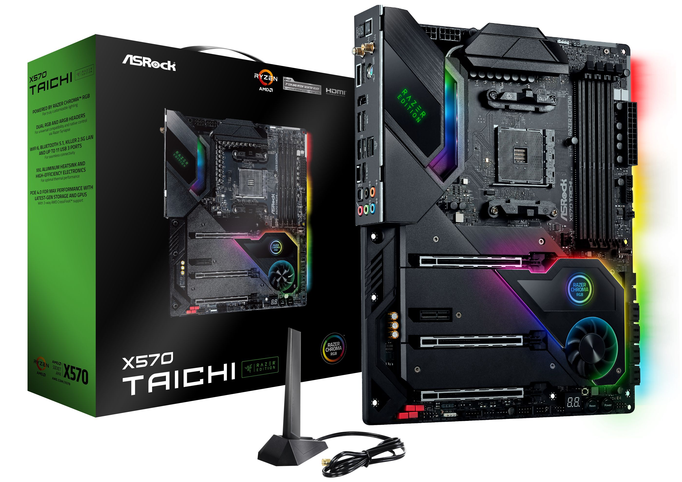 Test ASRock X570 Taichi Razer Edition : le X570 lance la seconde vague