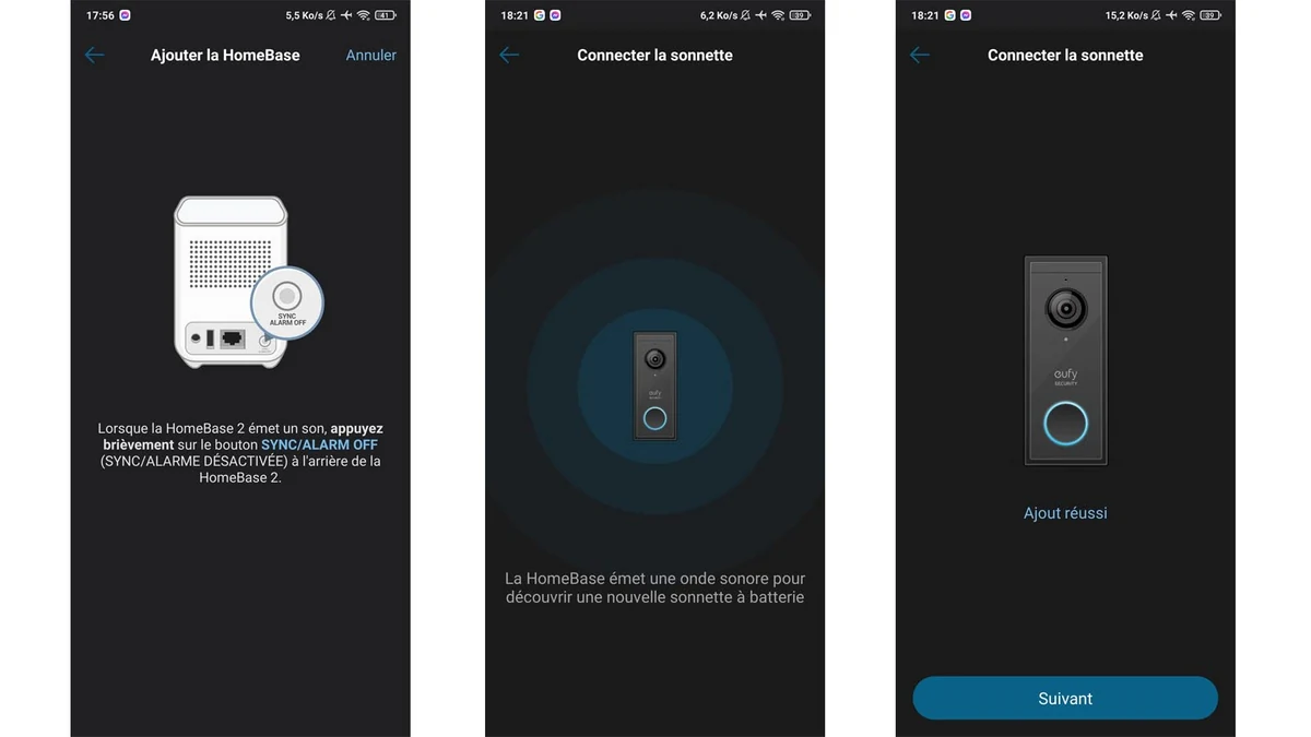 Test eufy Video Doorbell 2K © Alexandre Schmid pour Clubic