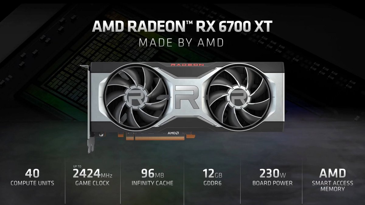 AMD Radeon RX 6700 XT © AMD