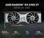 Benchmarks : les Radeon RX 6700 XT d'AMD au coude à coude avec les RTX 3070 de NVIDIA dans un leak
