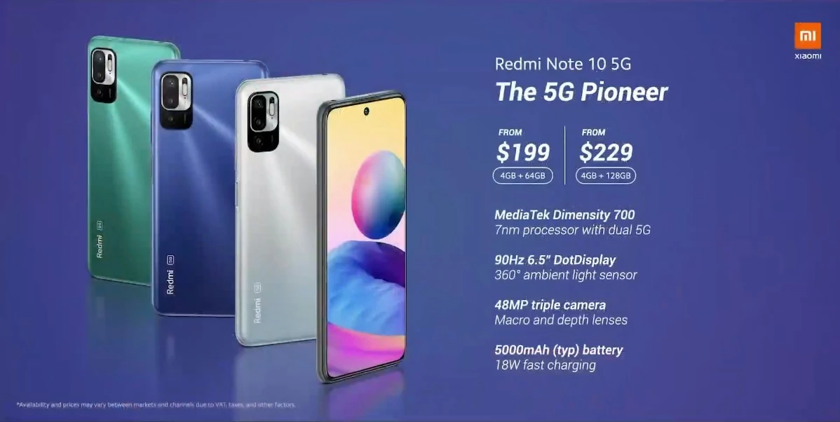 Redmi Note 10 5G © © Redmi
