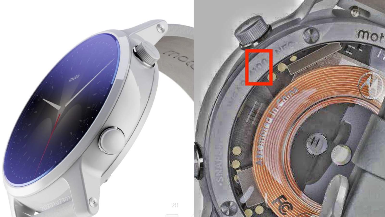 Une smartwatch Motorola sous Wear OS et Snapdragon 4100 fuite en images