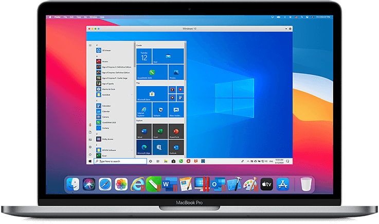 Parallels Desktop permet de faire tourner Windows 10 sous Mac M1.
