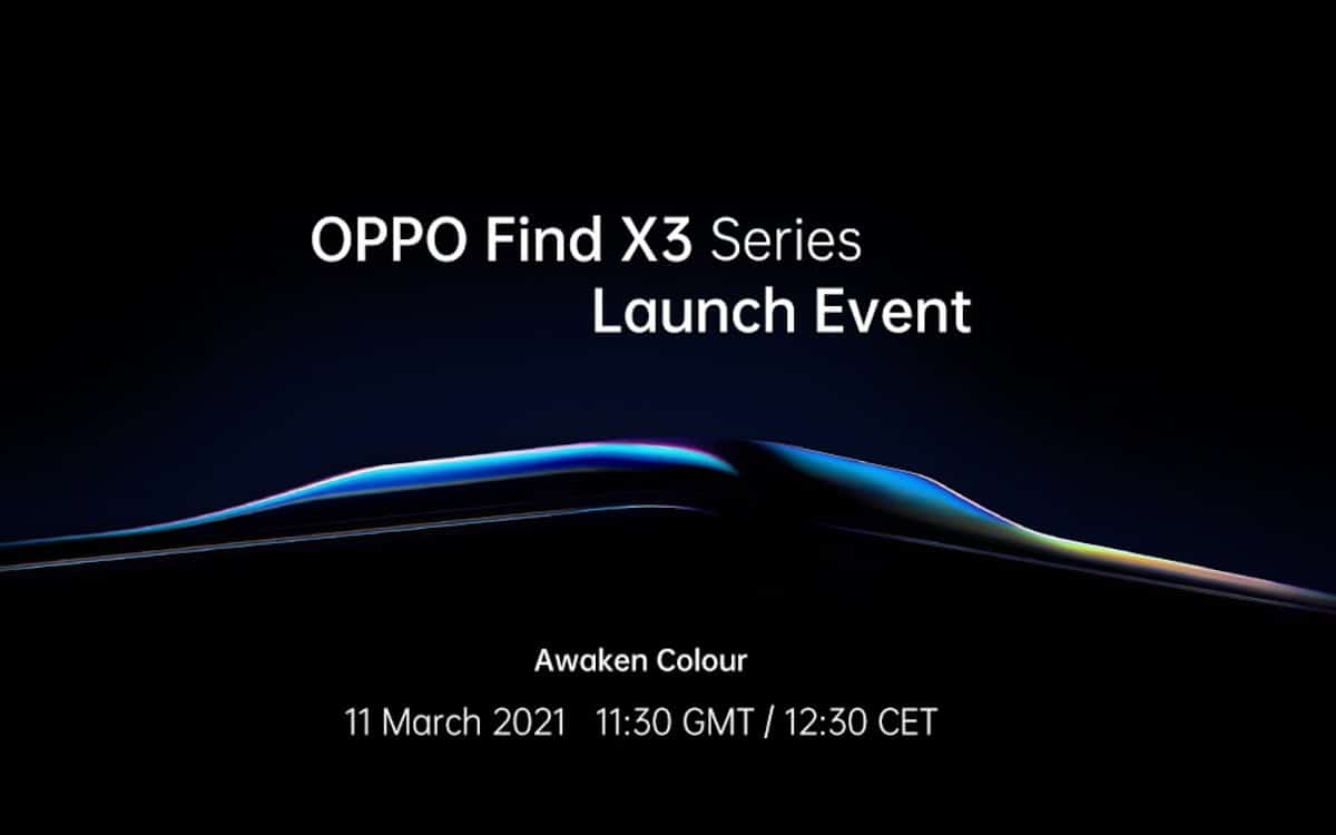 Oppo Find X3 : comment suivre les annonces en direct ?