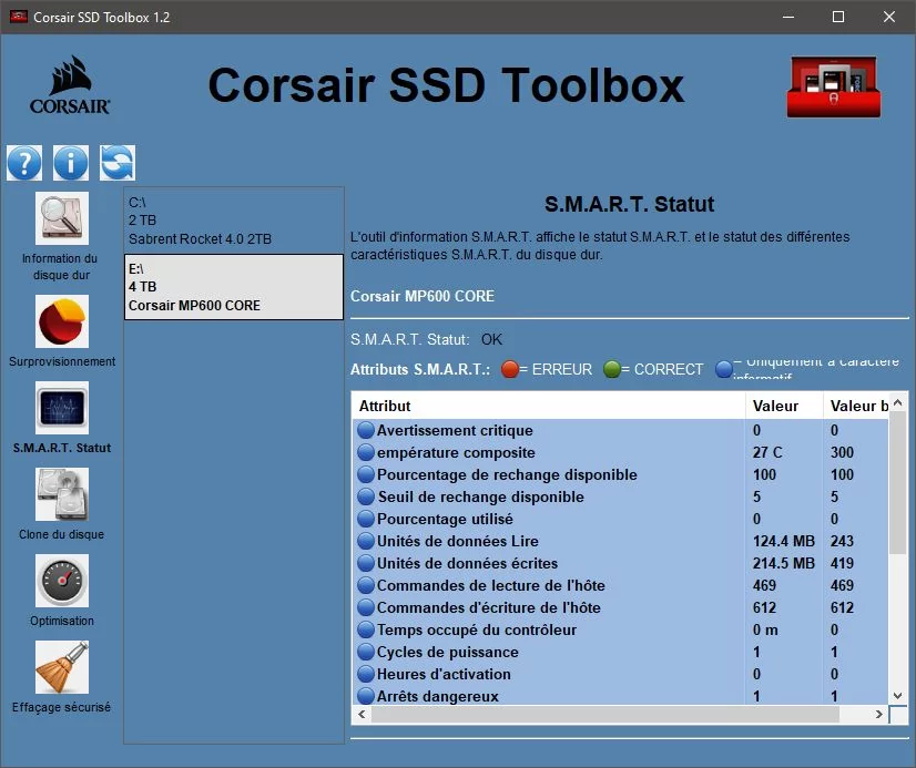 Corsair MP600 Core © Nerces