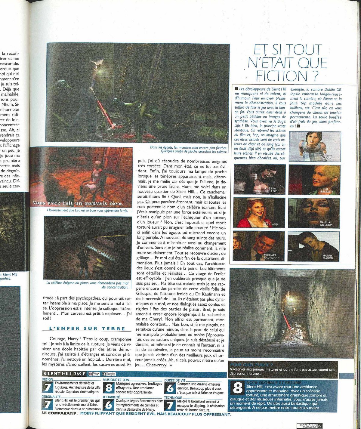 PlayStation Magazine Test Silent Hill