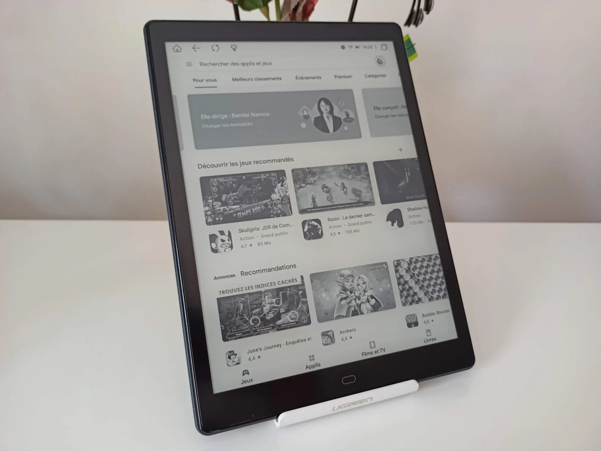 Likebook P10 - Play Store © Johan Gautreau