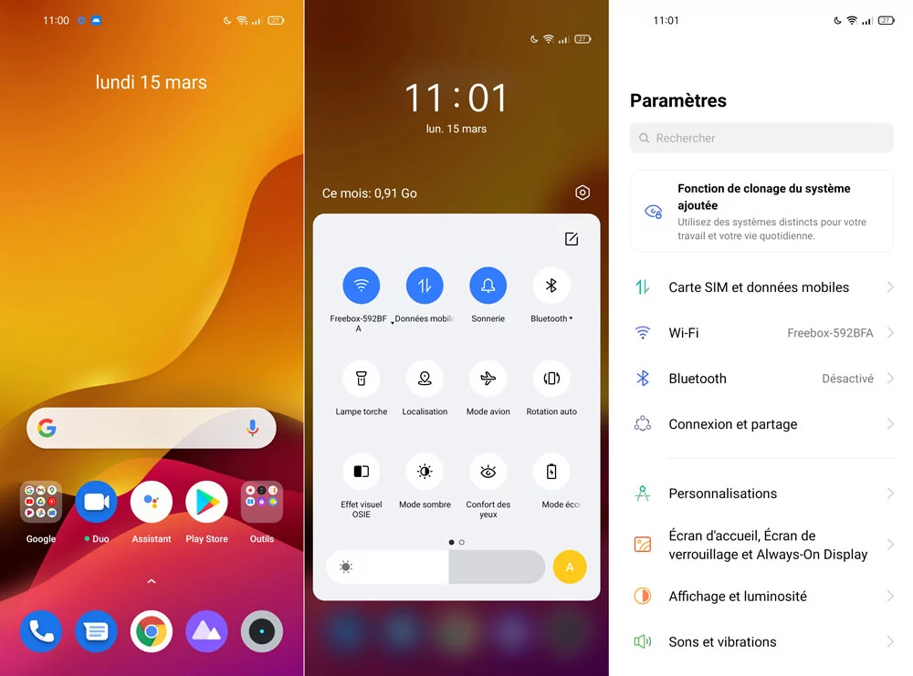 interface realme 8 pro