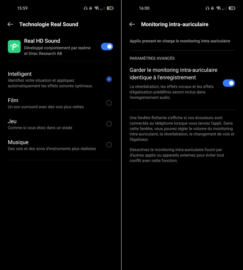 audio realme 8 pro