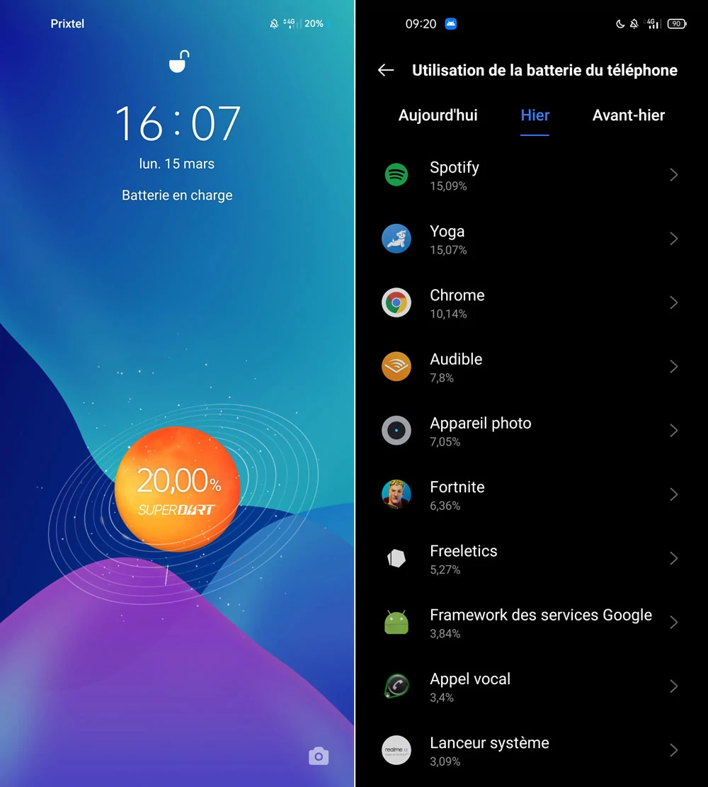 autonomie realme 8 pro
