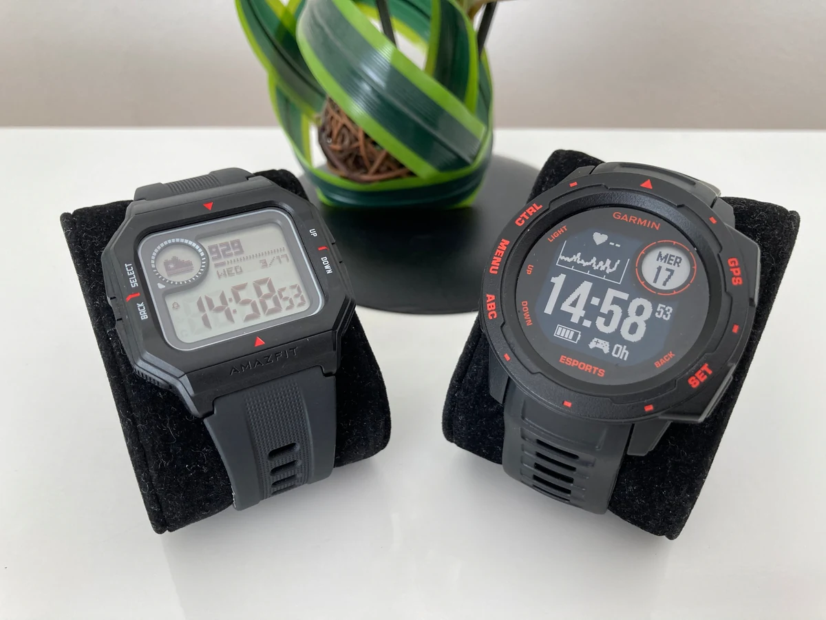Amazfit Neo - Comparaison Garmin © Johan Gautreau