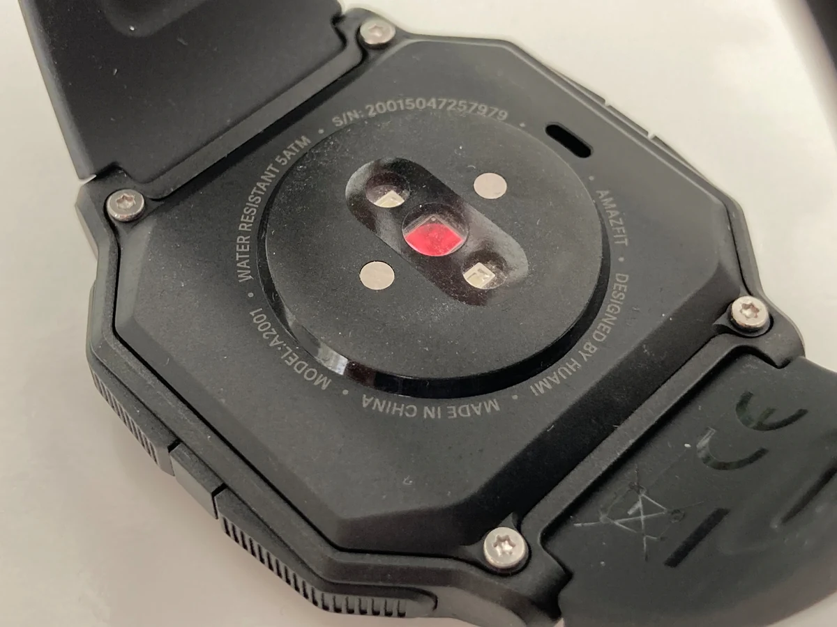 Amazfit Neo - Capteur © Johan Gautreau