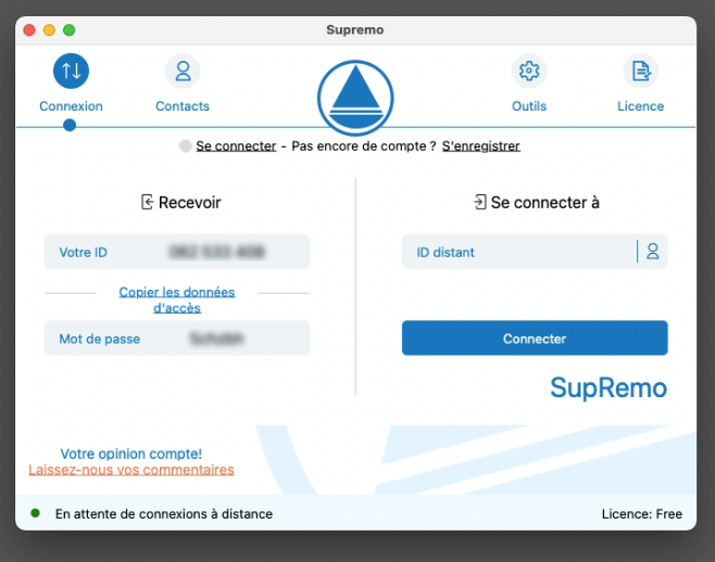 Supremo connexion © Supremo