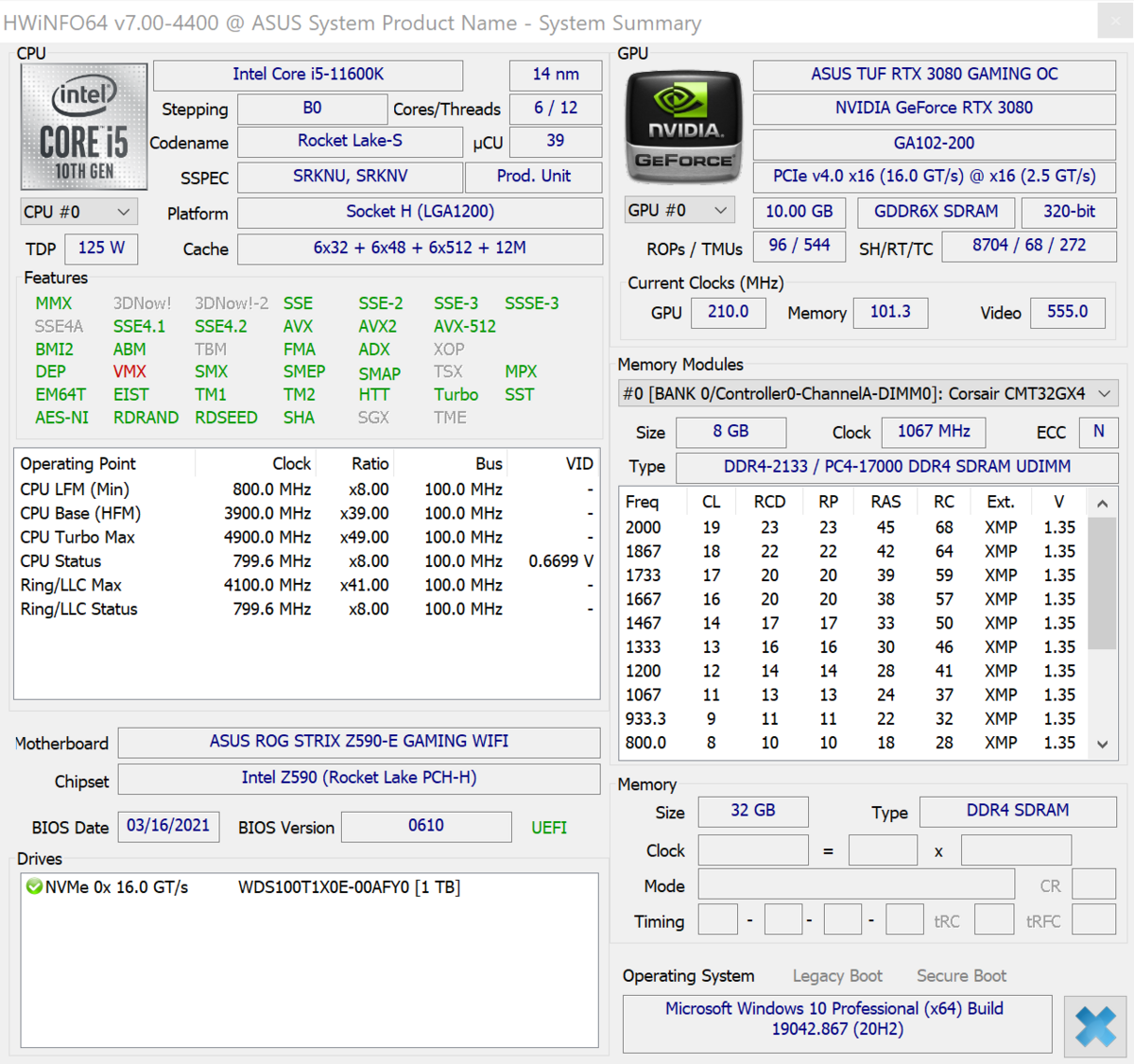 Intel Core i5-11600K © Nerces