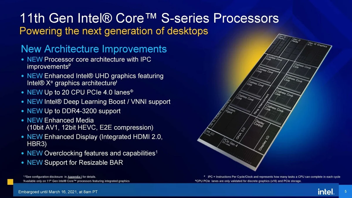 Intel Rocket Lake-S © Intel