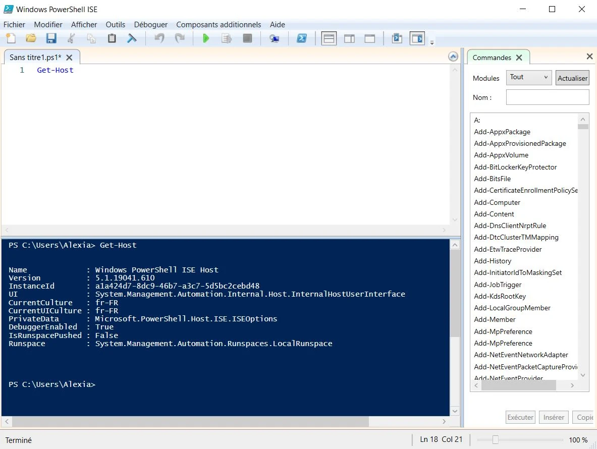 Powershell ISE