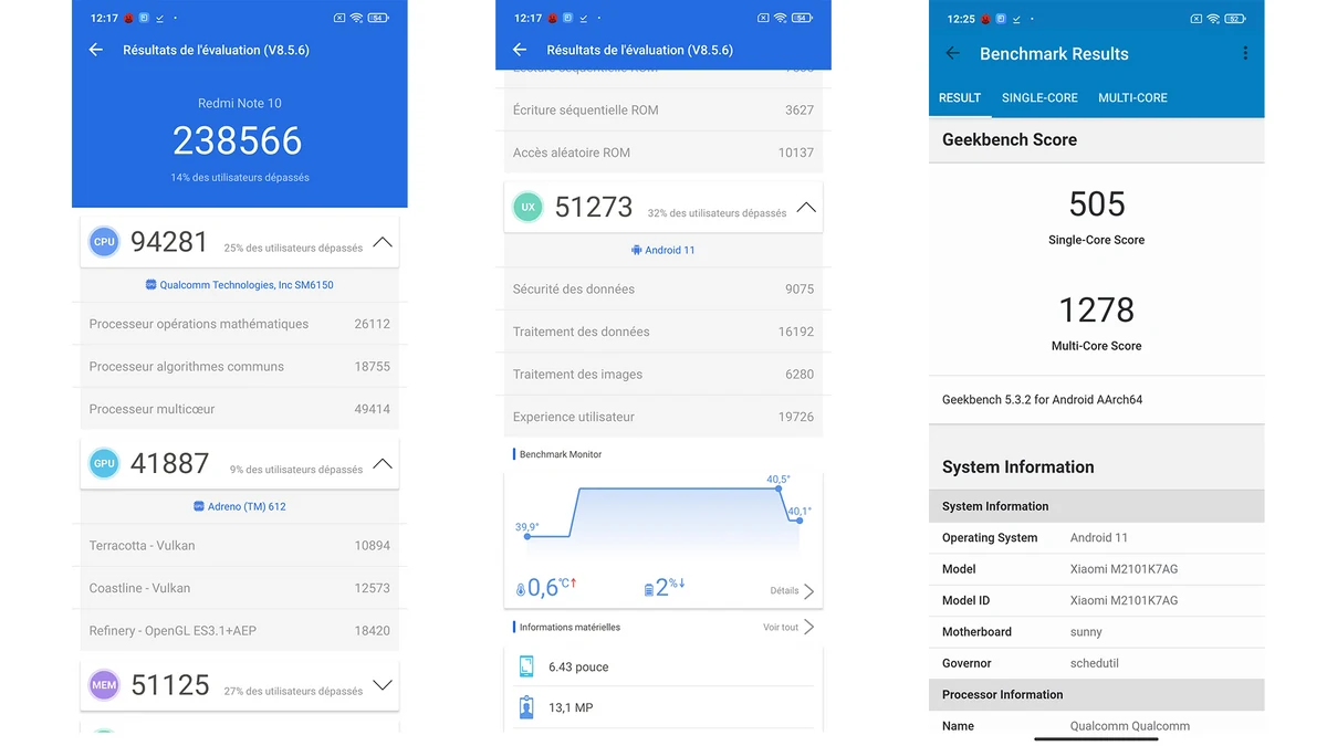 Redmi Note 10 test © © Pierre Crochart pour Clubic