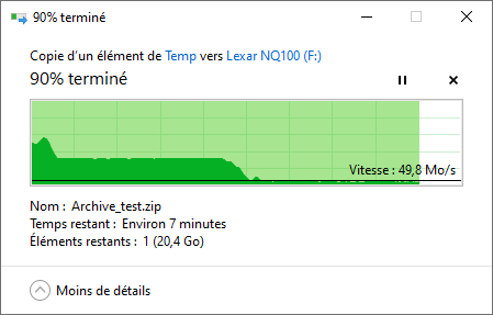 Lexar NQ100 © Nerces