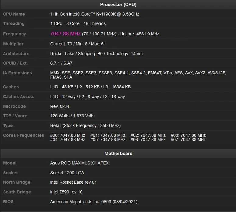 Intel i9 overclock-2 © © TechPowerUp