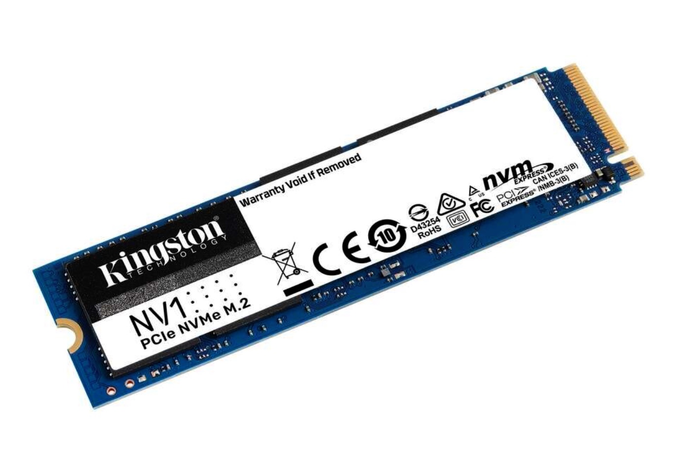 Kingston annonce les NV1, ses nouveaux SSD PCIe NVMe d'entrée de gamme, jusqu'à 2 To