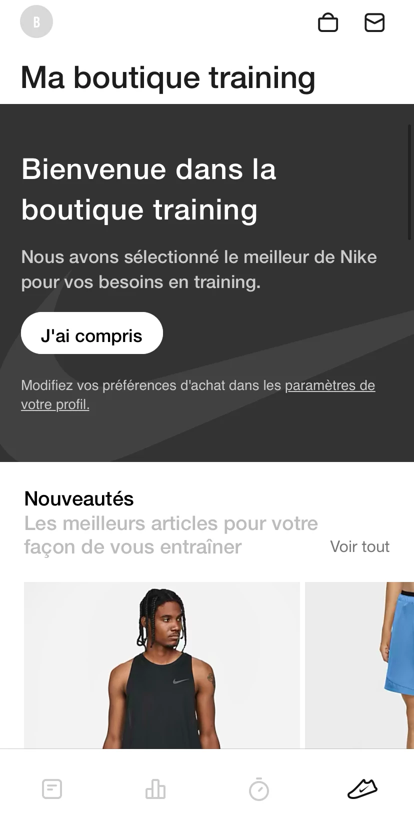 Nike training club