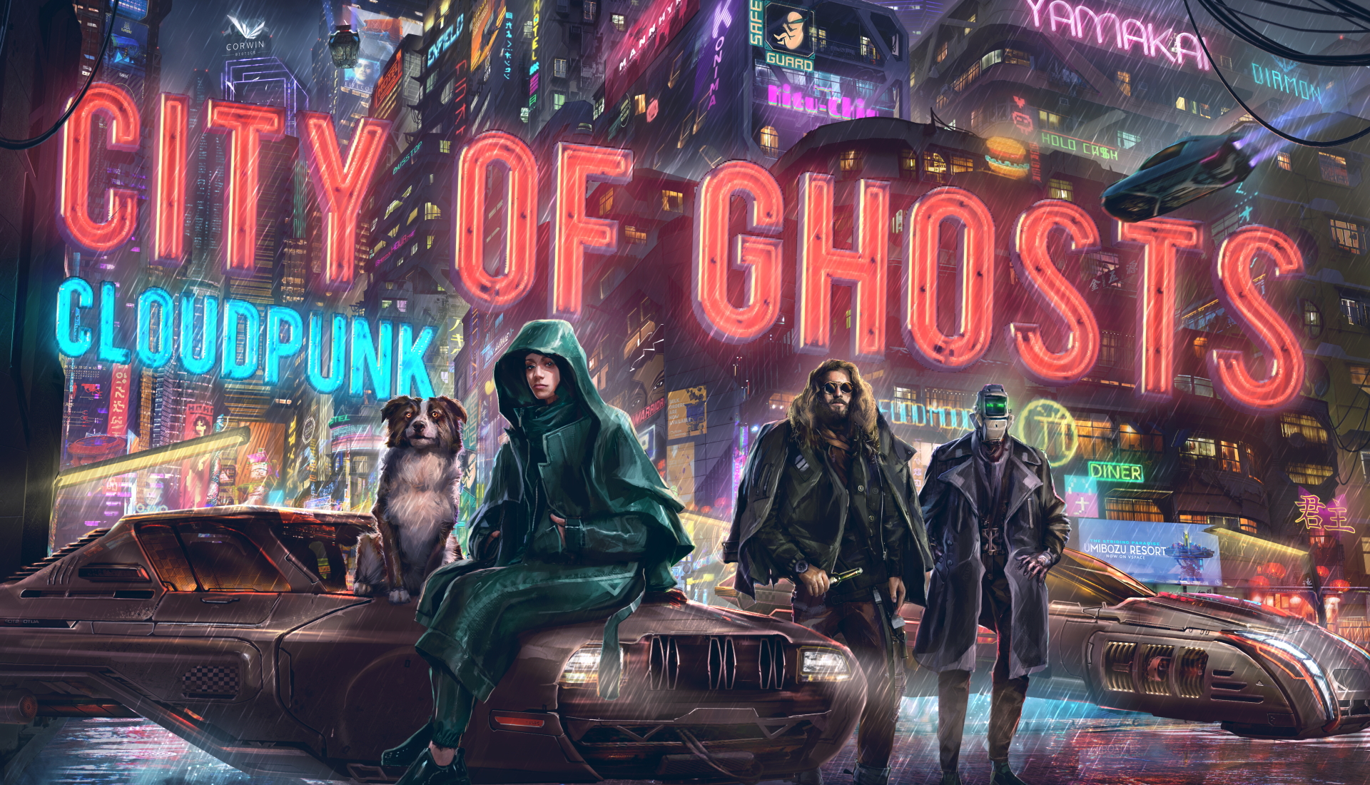 Cloudpunk annonce un premier DLC ambitieux, City of Ghosts, pour 