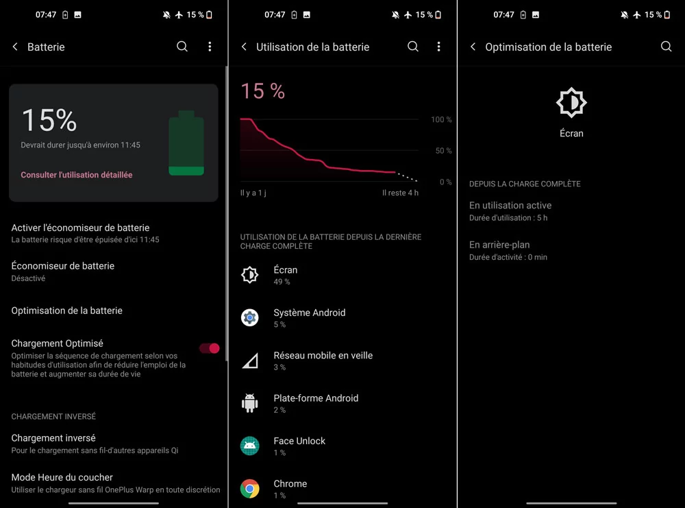 autonomie oneplus 9
