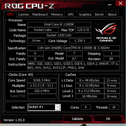 Intel Rocket Lake-S © Nerces